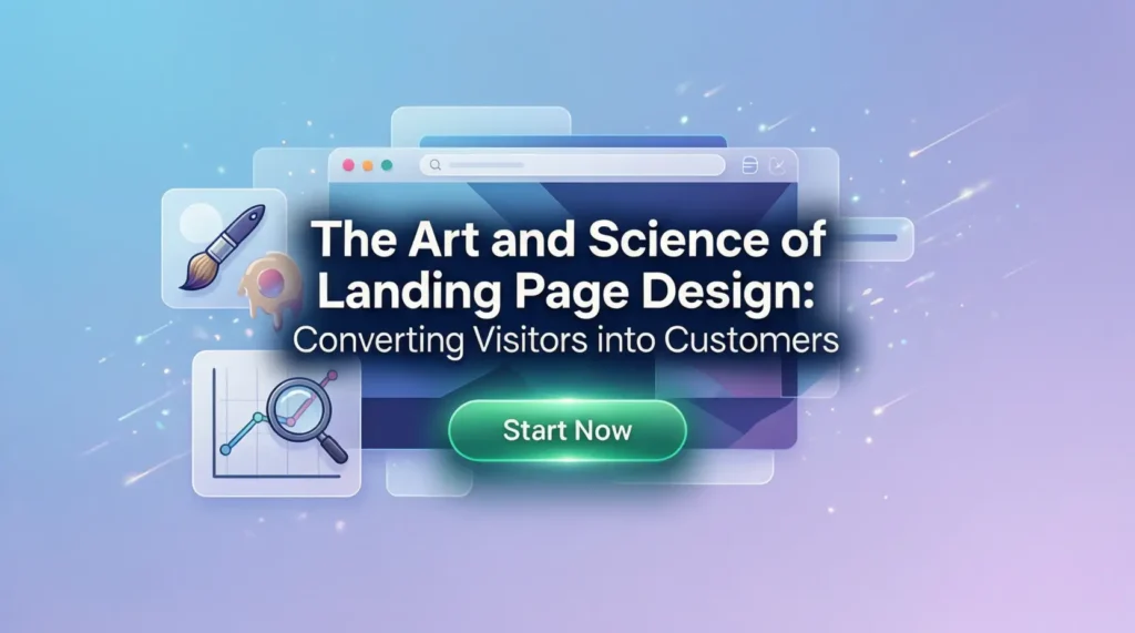 The Art and Science of Landing Page Design: Converting Visitors into Customers
